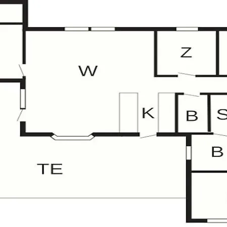 Four-bedroom In Vaeggerlose 18 Tatil Evi
